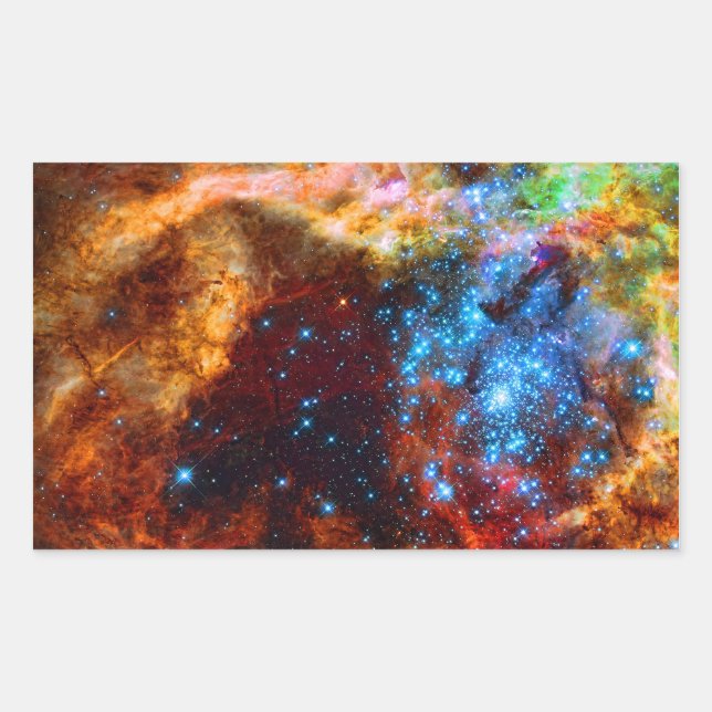 Stellar Nursery R136 in the Tarantula Nebula Sticker (Front)