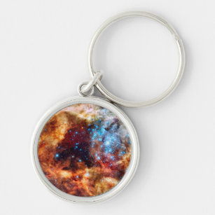 Stellar Nursery R136 Tarantula Nebula NASA Photo Keychain
