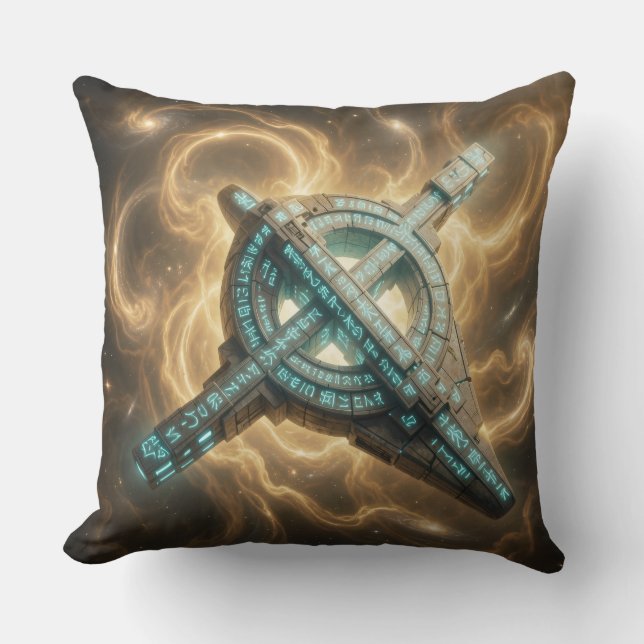 Stellar Path – Journey Through the Universe´11 Throw Pillow (Front)