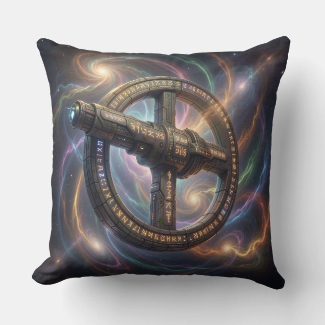 Stellar Path – Journey Through the Universe´12 Throw Pillow (Front)