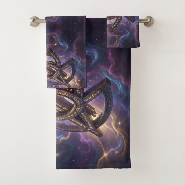 Stellar Path – Journey Through the Universe´14 Bath Towel Set (Insitu)