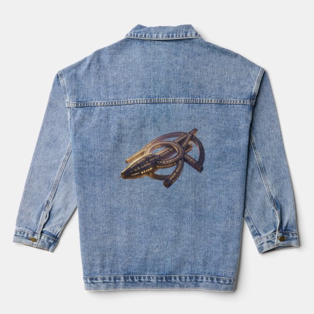 Stellar Path – Journey Through the Universe´14 Denim Jacket (Back)
