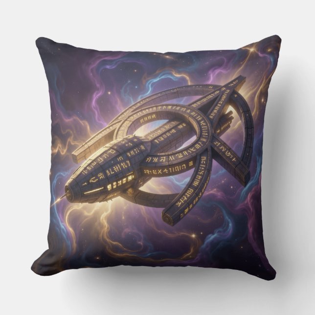 Stellar Path – Journey Through the Universe´14 Throw Pillow (Front)
