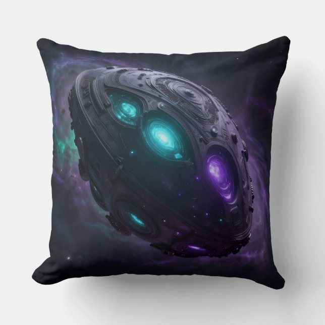 Stellar Path – Journey Through the Universe´1 Throw Pillow (Front)