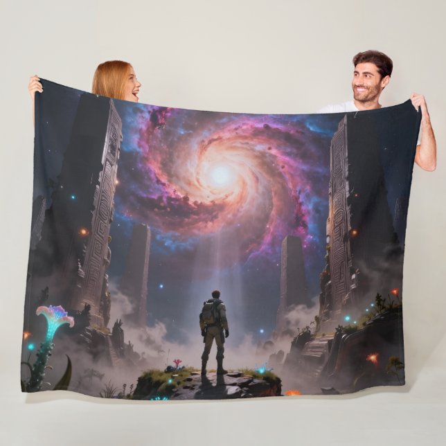 Stellar Path – Journey Through the Universe´3 Fleece Blanket (In Situ)