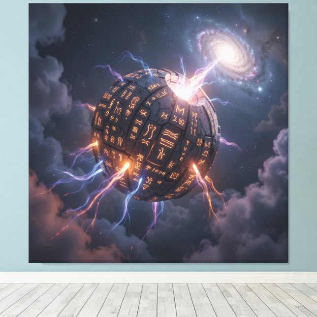 Stellar Path – Journey Through the Universe´4 Canvas Print (Insitu(Wood Floor))