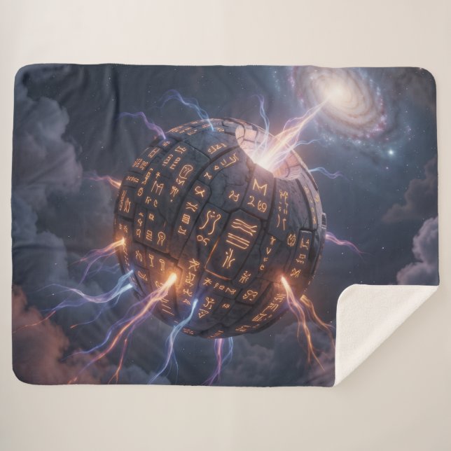 Stellar Path – Journey Through the Universe´4 Sherpa Blanket (Front (Horizontal))