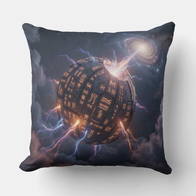 Stellar Path – Journey Through the Universe´4 Throw Pillow (Front)