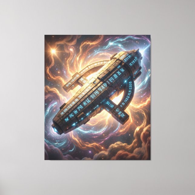Stellar Path – Journey Through the Universe´5 Canvas Print (Front)