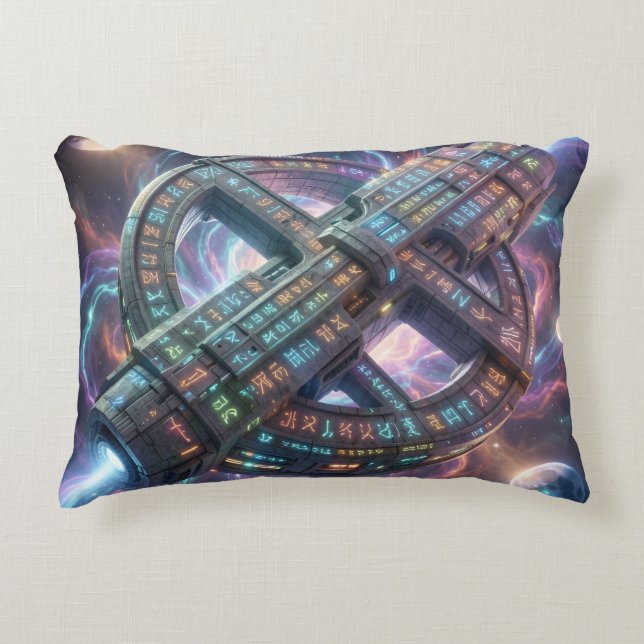 Stellar Path – Journey Through the Universe´8 Accent Pillow (Front)