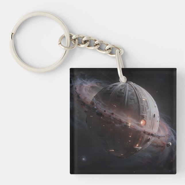 Stellar Path – Journey Through the Universe Keychain (Front)