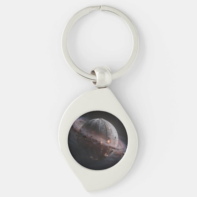Stellar Path – Journey Through the Universe Keychain (Front)