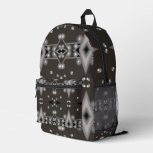 Stellar Performance Modern Abstract Art Design Printed Backpack