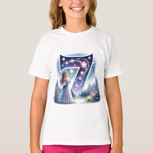Stellar Seven: A Celestial Birthday T-Shirt (Front)