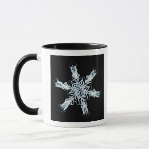 Stellar snow crystal mug