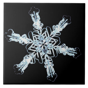 Stellar snow crystal tile