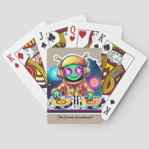 "Stellar Sound Explosion" Playing Cards