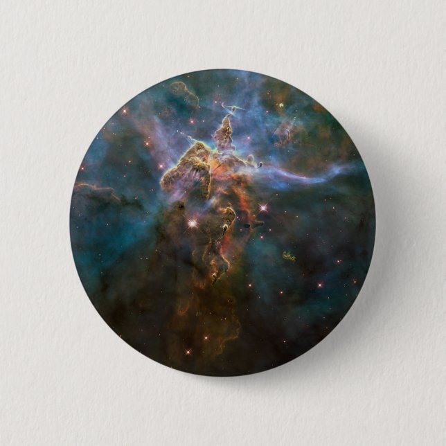 Stellar Spires Eagle Nebula 2 Inch Round Button (Front)