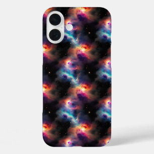 Stellar Symphony Galactic Nebulas Pattern iPhone 16 Plus Case