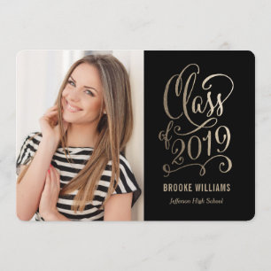 Stellar Year EDITABLE COLOR Graduation Invitation