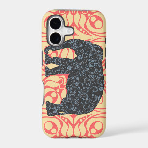 StellaRoot Damask Elephant Vinatge Preppy