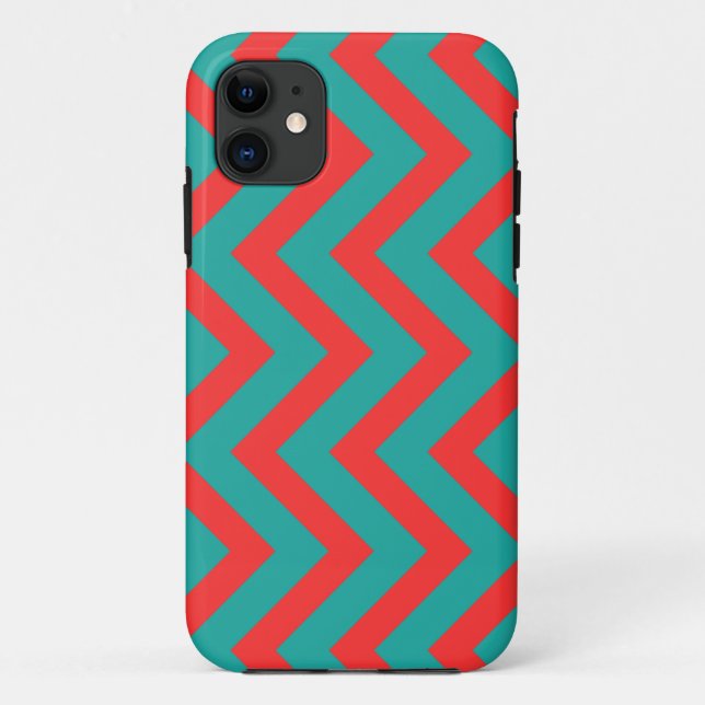 StellaRoot Preppy rosa Zickzack Girly Zickzack Case-Mate iPhone Case (Back)