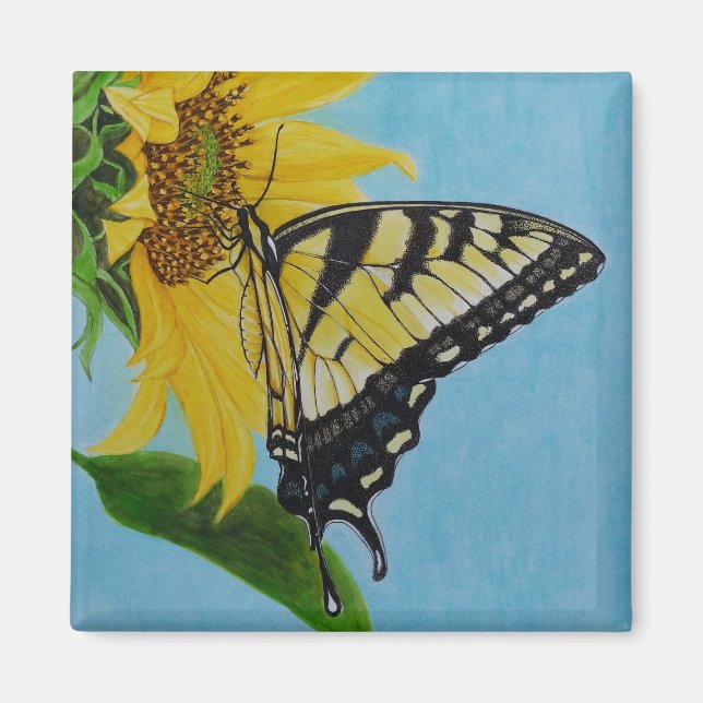 Stella's butterfly magnet (Front)