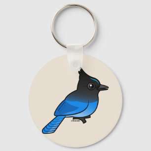 Steller's Jay Keychain