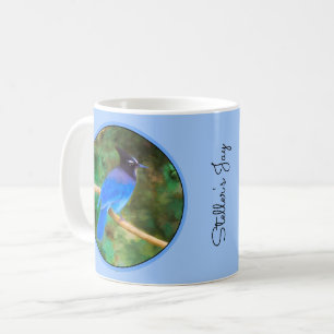 Steller's Jay Painting - Original Bird Art Coffee Mug