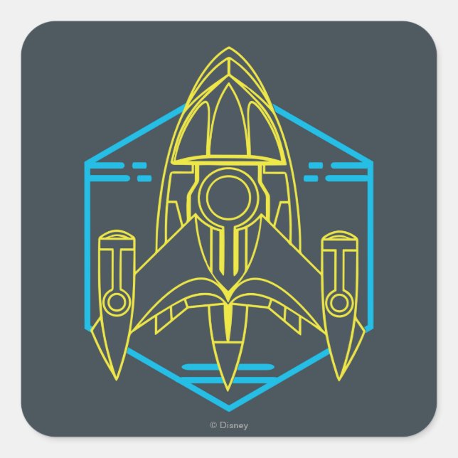 Stellosphere Badge 2 Square Sticker (Front)