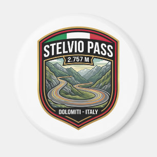 Stelvio Pass - Ultimate Driving Road Italy Magnet