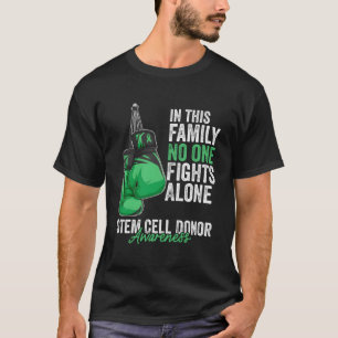 Stem Cell Donor Awareness Month Boxing Gloves Gree T-Shirt