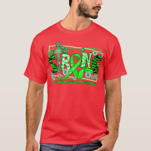 Stem Cell Research Awareness cross ribbon Strong h T-Shirt