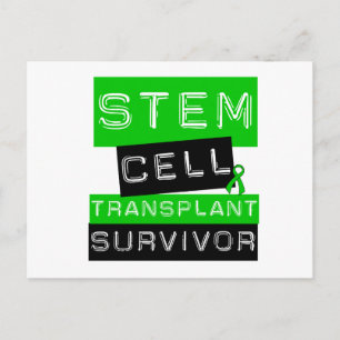 Stem Cell Transplant Survivor Label Postcard