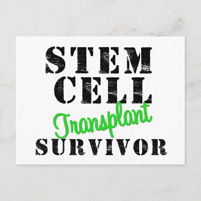Stem Cell Transplant Survivor Postcard (Front)