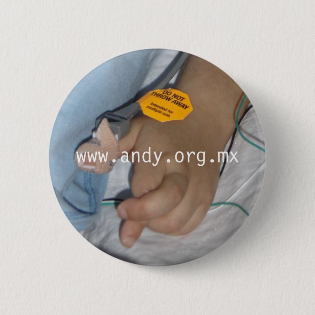 Stem Cells - Fingers crossed 2 Inch Round Button (Front)