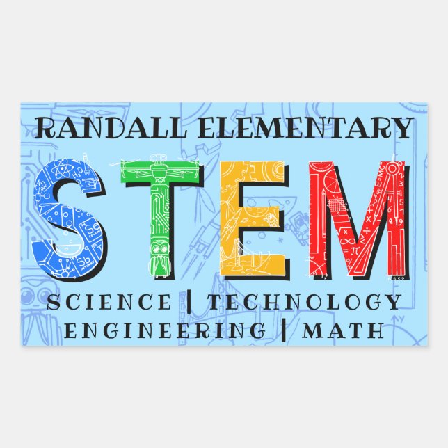 STEM Educational Sticker (Front)