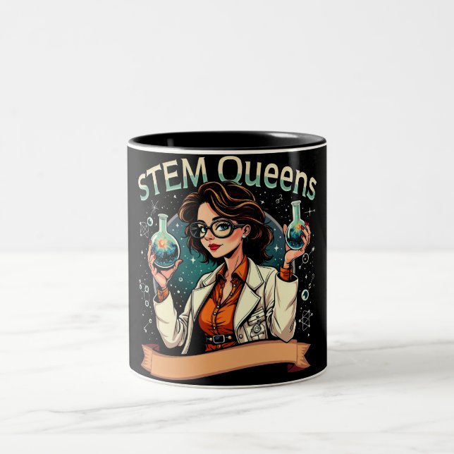 STEM Queens Two-Tone Coffee Mug (Center)