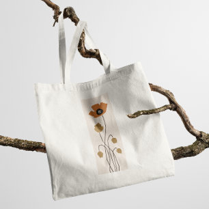 Stem & Silence Muted Autumn Fields Tote Bag