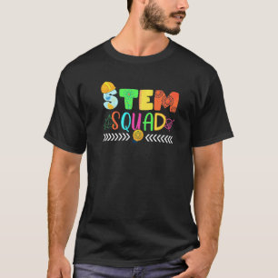 Stem Squad Science Technology Engineering Math Tea T-Shirt