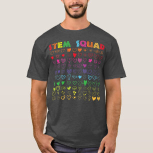 STEM Squad Science Technology Engineering Math Tea T-Shirt