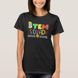 Stem Squad Science Technology Engineering Math Tea T-Shirt