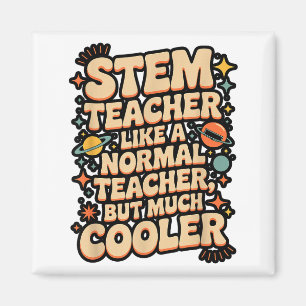 Stem Teacher Definition Funny Science Math Tech Te Magnet