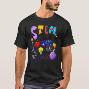 Stem Teacher Life Steminist Love Science Back To S T-Shirt