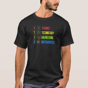 Stem Teacher Science Technology Engineering Math T-Shirt