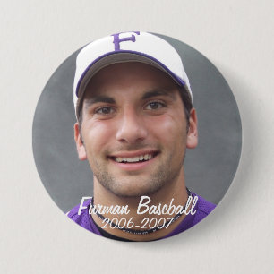 StembridgeW2007Mug, Furman Baseball, 2006-2007 3 Inch Round Button