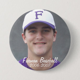 StembridgeW2007Mug, Furman Baseball, 2006-2007 3 Inch Round Button
