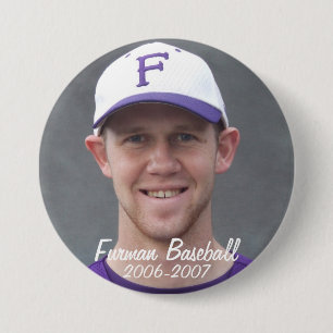 StembridgeW2007Mug, Furman Baseball, 2006-2007 3 Inch Round Button