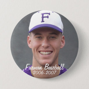 StembridgeW2007Mug, Furman Baseball, 2006-2007 3 Inch Round Button