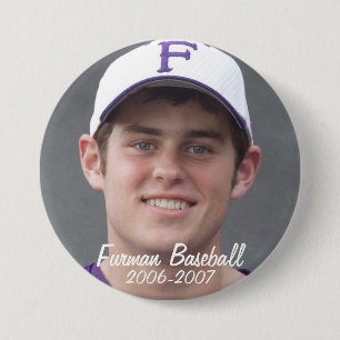 StembridgeW2007Mug, Furman Baseball, 2006-2007 3 Inch Round Button